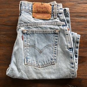 Vintage 550 Levi’s size 29W 30L.  Mom Jeans!
